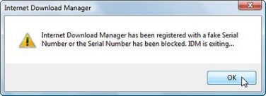 Muncul Internet Download Manager Has Been Registered With A Fake Serial
Number